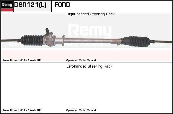 DELCO REMY Stūres mehānisms DSR129L